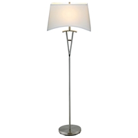 Taylor Floor Lamp with White Shade