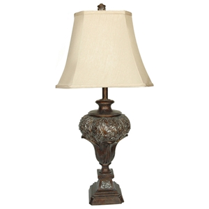 Brushed Umber Table Lamp 