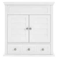 Lydia Wall Cabinet - White