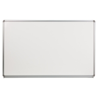 60" x 36" Porcelain Magnetic Marker Board - White
