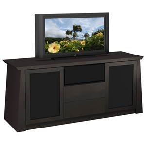 70 Contemporary Asian TV Stand with Tapered Legs 