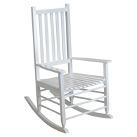 Alexander Mid-Sized Adult Rocking Chair - White