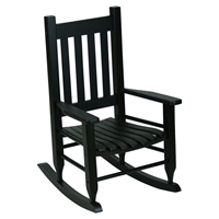 Plantation Child's Rocking Chair - Black