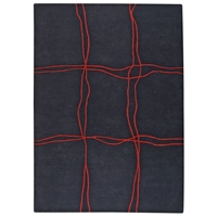Caelyn Hand Tufted Wool Rug in Charcoal