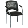 Pro-Line II Stacking Visitor's Chair with Ventilated Plastic Wrap Around Back - OSP-8610