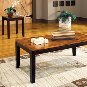 Abaco 3 Piece Occasional Tables Set - Two-Toned Acacia Finish 