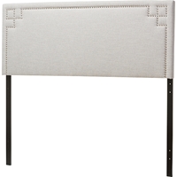 Geneva Fabric Upholstered Headboard - Nailhead