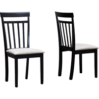 Jet Warm Dining Chair - Dark Brown (Set of 2)