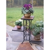 3 Tier Plant Stand w/ Slate Top - 4DC-601608