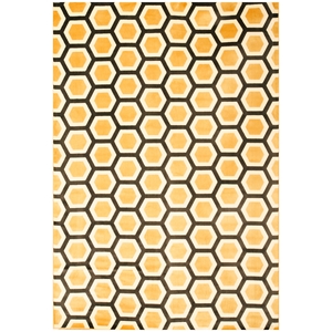 Sonoma Honeycomb Rug - Tangerine 