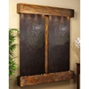 Cottonwood Falls Rajah Featherstone Wall Fountain - Square Trim Copper Frame 