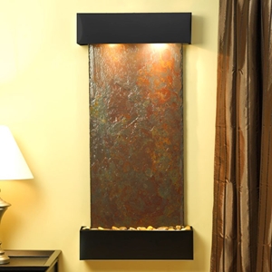 Cascade Springs Rajah Slate Wall Fountain with Square Edge 