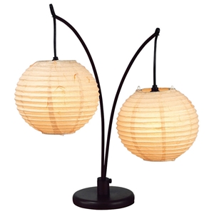 Spheres 2-Lantern Table Lamp 