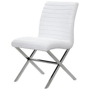 Sasha Contemporary Dining Chair - Bonded Leather 