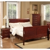 Louis Philippe II Bedroom Set - Cherry - ALP-2700-BED-SET