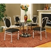 Soho Side Chair with Black Back and Seat (Set of 2) - ALP-665-23