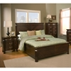 Windsor Queen Panel Bedroom Set - Dark Cherry - ALP-9000-BED-SET
