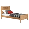 Natural Elements Panel Bed - Soft Driftwood with Off-White Glaze - AW-1000-PB-BED