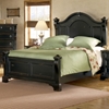 Heirloom Elegant Black Bed with Arched Headboard - AW-2900