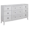 Grand Haven 9 Drawer Dresser White Lace Dcg Stores