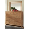Natural Elements 8-Drawer Dresser in Soft Driftwood with Off-White Glaze - AW-1000-280