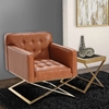 Chilton Modern Chair - Tufted, Brown - AL-LC473CHBR