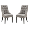 Centennial Linen Fabric Dining Chair - Tufted, Nailhead (Set of 2) - AL-LCCNSIGR