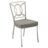 Drake Modern Dining Chair - Gray, Stainless Steel (Set of 2) - AL-LCDRCHGRB201