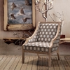 Sahara Accent Chair - Solid Wood, Multi-Colored Fabric - AL-LCSA1CR
