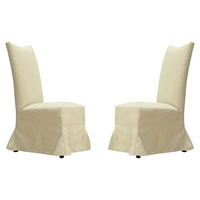Tuxedo Linen Dining Chair (Set of 2)