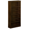 6-Tier Wooden Bookcase with Adjustable Shelves - ATL-H-8006