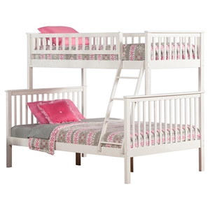 Woodland Twin over Full Bunk Bed - Ladder 