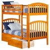 Richland Twin over Twin Bunk Bed - 2 Urban Bed Drawers - ATL-AB6414
