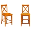 Lexi Pub Chair - Wood Seat, X-Back (Set of 2) - ATL-AD77224
