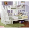 Columbia Twin Over Full Bunk Bed w/ Storage Stairs - ATL-AB5570