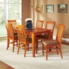 Shaker 7 Piece Rectangle Dining Set w/ Slatted Chairs - ATL-SH60X36SDT7PC