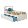 Windsor Twin Bed w/ Raised Panel Footboard and Trundle - ATL-WTBRPFT