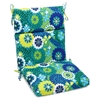 3-Section 19" x 42" Patio Chair Cushion - Ties, Patterned Fabric - BLZ-919X42-REO