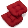 U-Shaped Patio Chair Cushion - All-Weather, Solid Color (Set of 2) - BLZ-93180-2CH-REO-S