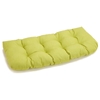 U-Shaped Patio Bench Cushion - Tufted, Solid Color Fabric - BLZ-93180-LS-REO-S