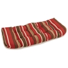 U-Shaped Patio Swing Cushion - Tufted, Patterned Fabric - BLZ-93183-REO