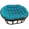 78" x 58" Oversized Double Papasan Cushion - Tufted, Microsuede - BLZ-93304-OV-MS