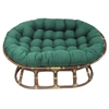 78" x 58" Oversized Double Papasan Cushion - Tufted, Twill Fabric - BLZ-93304-OV-SOL