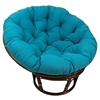 52 Inch Solid Twill Tufted Papasan Cushion - BLZ-93302-52-SOL
