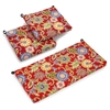 Patio Loveseat & Chair Cushion Set - All-Weather, Patterned - BLZ-93450-REO