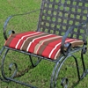 Sun Ray Wrought Iron Patio Rocker Chair in Bronze - INTC-3482