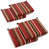 20" x 20 Patio Chair Cushion - All-Weather, Patterned (Set of 4) - BLZ-93454-REO
