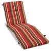 Lisbon Outdoor Chaise Lounge - Iron, Chocolate Wicker - INTC-4111-SGL-CH