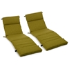 72" Outdoor Double Chaise Lounge Cushions - Solid Color Fabric - BLZ-93475-2CH-REO-S