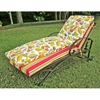 74'' Printed Outdoor Fabric Chaise Lounge Cushion - BLZ-93475-SGL-PROMO-74-REO